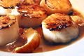 Seared Sea Scallops with Roasted Pears and Honey Butter